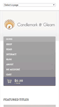 Mobile Screenshot of candlemarkandgleam.com