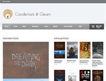 Tablet Screenshot of candlemarkandgleam.com